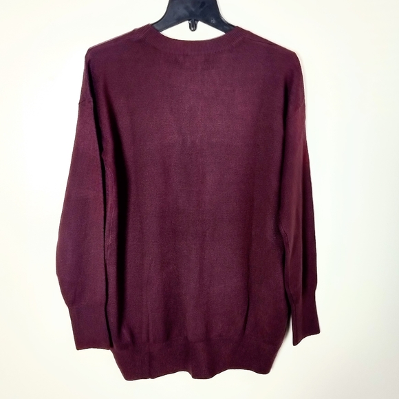 NWT Isaac Mizrahi Merlot Women's Sweater - Picture 2 of 3